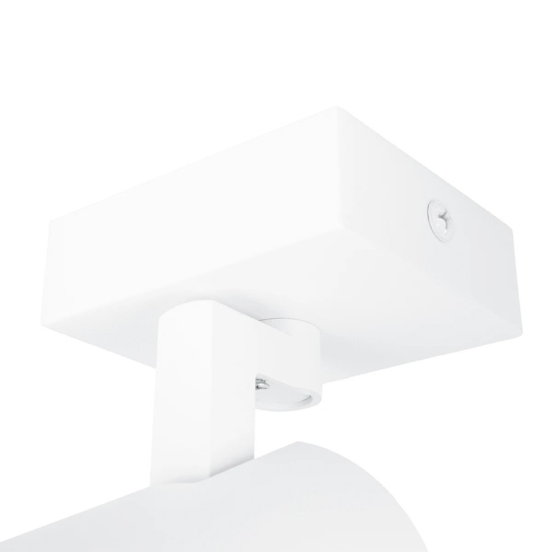 kelvo® SPOTA KLV-101-0135 Μοντέρνο Κινούμενο Φωτιστικό Σποτ Οροφής με Ντουί 1 x GU10 90° AC 220-240V IP20 - Λευκό Ματ - Μ7 x Π6 x Υ14cm