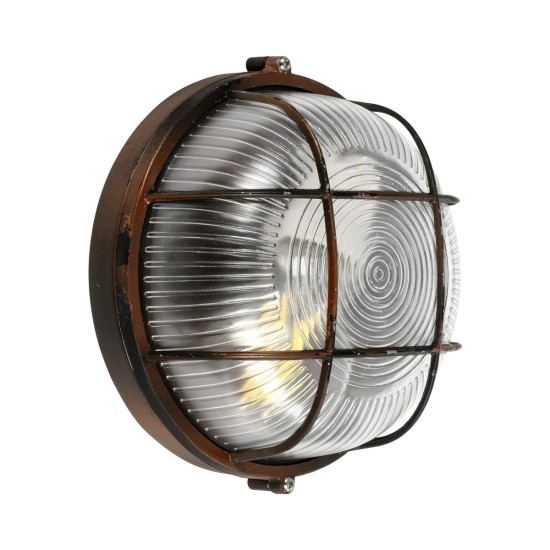 GLOBOSTAR® BOATLIGHT 61623 Vintage Φωτιστικό Καραβοχελώνα Τοίχου & Οροφής με Ντουί 1 x E27 AC 220-240V Αδιάβροχο IP65 - Χάλκινο Παλαιωμένο Εφέ Σκουριάς Ματ - Μ17.5 x Π17.5 x Υ9cm GLOBOSTAR® BOATLIGHT 61623 Vintage Φωτιστικό Καραβοχελώνα Τοίχου & Οροφής με Ντουί 1 x E27 AC 220-240V Αδιάβροχο IP65 - Χάλκινο Παλαιωμένο Εφέ Σκουριάς Ματ - Μ17.5 x Π17.5 x Υ9cm