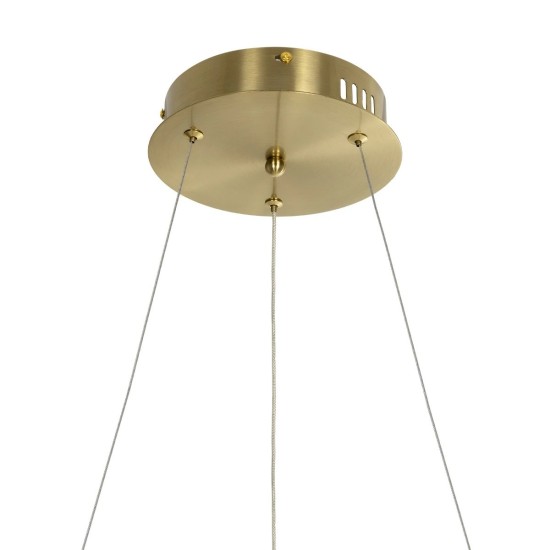 kelvo® GLOW 61658 Μοντέρνο Κρεμαστό Φωτιστικό Οροφής LED 36W 3600lm 360° AC 220-240V IP20 Ρυθμιζόμενο Λευκό CCT με Χειριστήριο από 2700K έως 6000K Dimmable - Lumileds SMD Chip - Χρυσό Πλατίνα & Λευκό Νήμα - Μ60 x Π60 x Υ45cm - 3 Χρόνια Εγγύηση kelvo® GLOW 61658 Μοντέρνο Κρεμαστό Φωτιστικό Οροφής LED 36W 3600lm 360° AC 220-240V IP20 Ρυθμιζόμενο Λευκό CCT με Χειριστήριο από 2700K έως 6000K Dimmable - Lumileds SMD Chip - Χρυσό Πλατίνα & Λευκό Νήμα - Μ60 x Π60 x Υ45cm - 3 Χρόνια Εγγύηση