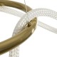 kelvo® GLOW 61658 Μοντέρνο Κρεμαστό Φωτιστικό Οροφής LED 36W 3600lm 360° AC 220-240V IP20 Ρυθμιζόμενο Λευκό CCT με Χειριστήριο από 2700K έως 6000K Dimmable - Lumileds SMD Chip - Χρυσό Πλατίνα & Λευκό Νήμα - Μ60 x Π60 x Υ45cm - 3 Χρόνια Εγγύηση kelvo® GLOW 61658 Μοντέρνο Κρεμαστό Φωτιστικό Οροφής LED 36W 3600lm 360° AC 220-240V IP20 Ρυθμιζόμενο Λευκό CCT με Χειριστήριο από 2700K έως 6000K Dimmable - Lumileds SMD Chip - Χρυσό Πλατίνα & Λευκό Νήμα - Μ60 x Π60 x Υ45cm - 3 Χρόνια Εγγύηση