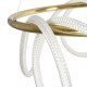 kelvo® GLOW 61660 Μοντέρνο Κρεμαστό Φωτιστικό Οροφής LED 69W 6900lm 360° AC 220-240V IP20 Ρυθμιζόμενο Λευκό CCT με Χειριστήριο από 2700K έως 6000K Dimmable - Lumileds SMD Chip - Χρυσό Πλατίνα & Λευκό Νήμα - Μ100 x Π100 x Υ70cm - 3 Χρόνια Εγγύηση kelvo® GLOW 61660 Μοντέρνο Κρεμαστό Φωτιστικό Οροφής LED 69W 6900lm 360° AC 220-240V IP20 Ρυθμιζόμενο Λευκό CCT με Χειριστήριο από 2700K έως 6000K Dimmable - Lumileds SMD Chip - Χρυσό Πλατίνα & Λευκό Νήμα - Μ100 x Π100 x Υ70cm - 3 Χρόνια Εγγύηση