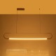 kelvo® GLOW 61664 Μοντέρνο Κρεμαστό Φωτιστικό Οροφής LED 15W 1500lm 360° AC 220-240V IP20 Ρυθμιζόμενο Λευκό CCT με Χειριστήριο από 2700K έως 6000K Dimmable - Lumileds SMD Chip - Χρυσό Πλατίνα & Λευκό Νήμα - Μ120 x Π3 x Υ25cm - 3 Χρόνια Εγγύηση kelvo® GLOW 61664 Μοντέρνο Κρεμαστό Φωτιστικό Οροφής LED 15W 1500lm 360° AC 220-240V IP20 Ρυθμιζόμενο Λευκό CCT με Χειριστήριο από 2700K έως 6000K Dimmable - Lumileds SMD Chip - Χρυσό Πλατίνα & Λευκό Νήμα - Μ120 x Π3 x Υ25cm - 3 Χρόνια Εγγύηση