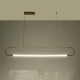 kelvo® GLOW 61664 Μοντέρνο Κρεμαστό Φωτιστικό Οροφής LED 15W 1500lm 360° AC 220-240V IP20 Ρυθμιζόμενο Λευκό CCT με Χειριστήριο από 2700K έως 6000K Dimmable - Lumileds SMD Chip - Χρυσό Πλατίνα & Λευκό Νήμα - Μ120 x Π3 x Υ25cm - 3 Χρόνια Εγγύηση kelvo® GLOW 61664 Μοντέρνο Κρεμαστό Φωτιστικό Οροφής LED 15W 1500lm 360° AC 220-240V IP20 Ρυθμιζόμενο Λευκό CCT με Χειριστήριο από 2700K έως 6000K Dimmable - Lumileds SMD Chip - Χρυσό Πλατίνα & Λευκό Νήμα - Μ120 x Π3 x Υ25cm - 3 Χρόνια Εγγύηση