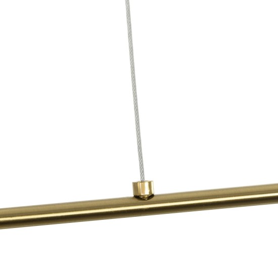 kelvo® GLOW 61664 Μοντέρνο Κρεμαστό Φωτιστικό Οροφής LED 15W 1500lm 360° AC 220-240V IP20 Ρυθμιζόμενο Λευκό CCT με Χειριστήριο από 2700K έως 6000K Dimmable - Lumileds SMD Chip - Χρυσό Πλατίνα & Λευκό Νήμα - Μ120 x Π3 x Υ25cm - 3 Χρόνια Εγγύηση kelvo® GLOW 61664 Μοντέρνο Κρεμαστό Φωτιστικό Οροφής LED 15W 1500lm 360° AC 220-240V IP20 Ρυθμιζόμενο Λευκό CCT με Χειριστήριο από 2700K έως 6000K Dimmable - Lumileds SMD Chip - Χρυσό Πλατίνα & Λευκό Νήμα - Μ120 x Π3 x Υ25cm - 3 Χρόνια Εγγύηση