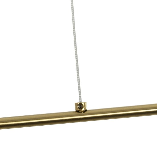 kelvo® GLOW 61665 Μοντέρνο Κρεμαστό Φωτιστικό Οροφής LED 28W 2800lm 360° AC 220-240V IP20 Ρυθμιζόμενο Λευκό CCT με Χειριστήριο από 2700K έως 6000K Dimmable - Lumileds SMD Chip - Χρυσό Πλατίνα & Λευκό Νήμα - Μ160 x Π3 x Υ25cm - 3 Χρόνια Εγγύηση kelvo® GLOW 61665 Μοντέρνο Κρεμαστό Φωτιστικό Οροφής LED 28W 2800lm 360° AC 220-240V IP20 Ρυθμιζόμενο Λευκό CCT με Χειριστήριο από 2700K έως 6000K Dimmable - Lumileds SMD Chip - Χρυσό Πλατίνα & Λευκό Νήμα - Μ160 x Π3 x Υ25cm - 3 Χρόνια Εγγύηση