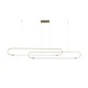 kelvo® GLOW 61665 Μοντέρνο Κρεμαστό Φωτιστικό Οροφής LED 28W 2800lm 360° AC 220-240V IP20 Ρυθμιζόμενο Λευκό CCT με Χειριστήριο από 2700K έως 6000K Dimmable - Lumileds SMD Chip - Χρυσό Πλατίνα & Λευκό Νήμα - Μ160 x Π3 x Υ25cm - 3 Χρόνια Εγγύηση kelvo® GLOW 61665 Μοντέρνο Κρεμαστό Φωτιστικό Οροφής LED 28W 2800lm 360° AC 220-240V IP20 Ρυθμιζόμενο Λευκό CCT με Χειριστήριο από 2700K έως 6000K Dimmable - Lumileds SMD Chip - Χρυσό Πλατίνα & Λευκό Νήμα - Μ160 x Π3 x Υ25cm - 3 Χρόνια Εγγύηση