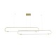 kelvo® GLOW 61665 Μοντέρνο Κρεμαστό Φωτιστικό Οροφής LED 28W 2800lm 360° AC 220-240V IP20 Ρυθμιζόμενο Λευκό CCT με Χειριστήριο από 2700K έως 6000K Dimmable - Lumileds SMD Chip - Χρυσό Πλατίνα & Λευκό Νήμα - Μ160 x Π3 x Υ25cm - 3 Χρόνια Εγγύηση kelvo® GLOW 61665 Μοντέρνο Κρεμαστό Φωτιστικό Οροφής LED 28W 2800lm 360° AC 220-240V IP20 Ρυθμιζόμενο Λευκό CCT με Χειριστήριο από 2700K έως 6000K Dimmable - Lumileds SMD Chip - Χρυσό Πλατίνα & Λευκό Νήμα - Μ160 x Π3 x Υ25cm - 3 Χρόνια Εγγύηση