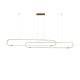 kelvo® GLOW 61665 Μοντέρνο Κρεμαστό Φωτιστικό Οροφής LED 28W 2800lm 360° AC 220-240V IP20 Ρυθμιζόμενο Λευκό CCT με Χειριστήριο από 2700K έως 6000K Dimmable - Lumileds SMD Chip - Χρυσό Πλατίνα & Λευκό Νήμα - Μ160 x Π3 x Υ25cm - 3 Χρόνια Εγγύηση kelvo® GLOW 61665 Μοντέρνο Κρεμαστό Φωτιστικό Οροφής LED 28W 2800lm 360° AC 220-240V IP20 Ρυθμιζόμενο Λευκό CCT με Χειριστήριο από 2700K έως 6000K Dimmable - Lumileds SMD Chip - Χρυσό Πλατίνα & Λευκό Νήμα - Μ160 x Π3 x Υ25cm - 3 Χρόνια Εγγύηση