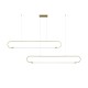 kelvo® GLOW 61665 Μοντέρνο Κρεμαστό Φωτιστικό Οροφής LED 28W 2800lm 360° AC 220-240V IP20 Ρυθμιζόμενο Λευκό CCT με Χειριστήριο από 2700K έως 6000K Dimmable - Lumileds SMD Chip - Χρυσό Πλατίνα & Λευκό Νήμα - Μ160 x Π3 x Υ25cm - 3 Χρόνια Εγγύηση kelvo® GLOW 61665 Μοντέρνο Κρεμαστό Φωτιστικό Οροφής LED 28W 2800lm 360° AC 220-240V IP20 Ρυθμιζόμενο Λευκό CCT με Χειριστήριο από 2700K έως 6000K Dimmable - Lumileds SMD Chip - Χρυσό Πλατίνα & Λευκό Νήμα - Μ160 x Π3 x Υ25cm - 3 Χρόνια Εγγύηση