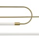 kelvo® GLOW 61665 Μοντέρνο Κρεμαστό Φωτιστικό Οροφής LED 28W 2800lm 360° AC 220-240V IP20 Ρυθμιζόμενο Λευκό CCT με Χειριστήριο από 2700K έως 6000K Dimmable - Lumileds SMD Chip - Χρυσό Πλατίνα & Λευκό Νήμα - Μ160 x Π3 x Υ25cm - 3 Χρόνια Εγγύηση kelvo® GLOW 61665 Μοντέρνο Κρεμαστό Φωτιστικό Οροφής LED 28W 2800lm 360° AC 220-240V IP20 Ρυθμιζόμενο Λευκό CCT με Χειριστήριο από 2700K έως 6000K Dimmable - Lumileds SMD Chip - Χρυσό Πλατίνα & Λευκό Νήμα - Μ160 x Π3 x Υ25cm - 3 Χρόνια Εγγύηση