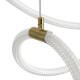 kelvo® GLOW 61668 Μοντέρνο Κρεμαστό Φωτιστικό Οροφής LED 65W 6500lm 360° AC 220-240V IP20 Ρυθμιζόμενο Λευκό CCT με Χειριστήριο από 2700K έως 6000K Dimmable - Lumileds SMD Chip - Χρυσό Πλατίνα & Λευκό Νήμα - Μ150 x Π150 x Υ80cm - 3 Χρόνια Εγγύηση kelvo® GLOW 61668 Μοντέρνο Κρεμαστό Φωτιστικό Οροφής LED 65W 6500lm 360° AC 220-240V IP20 Ρυθμιζόμενο Λευκό CCT με Χειριστήριο από 2700K έως 6000K Dimmable - Lumileds SMD Chip - Χρυσό Πλατίνα & Λευκό Νήμα - Μ150 x Π150 x Υ80cm - 3 Χρόνια Εγγύηση