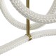 kelvo® GLOW 61670 Μοντέρνο Φωτιστικό Οροφής LED 40W 4000lm 360° AC 220-240V IP20 Ρυθμιζόμενο Λευκό CCT με Χειριστήριο από 2700K έως 6000K Dimmable - Lumileds SMD Chip - Χρυσό Πλατίνα & Λευκό Νήμα - Μ50 x Π50 x Υ70cm - 3 Χρόνια Εγγύηση kelvo® GLOW 61670 Μοντέρνο Φωτιστικό Οροφής LED 40W 4000lm 360° AC 220-240V IP20 Ρυθμιζόμενο Λευκό CCT με Χειριστήριο από 2700K έως 6000K Dimmable - Lumileds SMD Chip - Χρυσό Πλατίνα & Λευκό Νήμα - Μ50 x Π50 x Υ70cm - 3 Χρόνια Εγγύηση