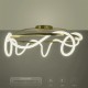 kelvo® GLOW 61674 Μοντέρνο Φωτιστικό Οροφής LED 65W 6500lm 360° AC 220-240V IP20 Ρυθμιζόμενο Λευκό CCT με Χειριστήριο από 2700K έως 6000K Dimmable - Lumileds SMD Chip - Χρυσό Πλατίνα & Λευκό Νήμα - Μ100 x Π100 x Υ30cm - 3 Χρόνια Εγγύηση kelvo® GLOW 61674 Μοντέρνο Φωτιστικό Οροφής LED 65W 6500lm 360° AC 220-240V IP20 Ρυθμιζόμενο Λευκό CCT με Χειριστήριο από 2700K έως 6000K Dimmable - Lumileds SMD Chip - Χρυσό Πλατίνα & Λευκό Νήμα - Μ100 x Π100 x Υ30cm - 3 Χρόνια Εγγύηση