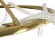 kelvo® GLOW 61674 Μοντέρνο Φωτιστικό Οροφής LED 65W 6500lm 360° AC 220-240V IP20 Ρυθμιζόμενο Λευκό CCT με Χειριστήριο από 2700K έως 6000K Dimmable - Lumileds SMD Chip - Χρυσό Πλατίνα & Λευκό Νήμα - Μ100 x Π100 x Υ30cm - 3 Χρόνια Εγγύηση kelvo® GLOW 61674 Μοντέρνο Φωτιστικό Οροφής LED 65W 6500lm 360° AC 220-240V IP20 Ρυθμιζόμενο Λευκό CCT με Χειριστήριο από 2700K έως 6000K Dimmable - Lumileds SMD Chip - Χρυσό Πλατίνα & Λευκό Νήμα - Μ100 x Π100 x Υ30cm - 3 Χρόνια Εγγύηση