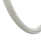 kelvo® GLOW 61677 Μοντέρνο Φωτιστικό Τοίχου - Απλίκα LED 60W 6000lm 360° AC 220-240V IP20 Ρυθμιζόμενο Λευκό CCT με Χειριστήριο από 2700K έως 6000K Dimmable - Lumileds SMD Chip - Χρυσό Πλατίνα & Λευκό Νήμα - Μ40 x Π15 x Υ110cm - 3 Χρόνια Εγγύηση