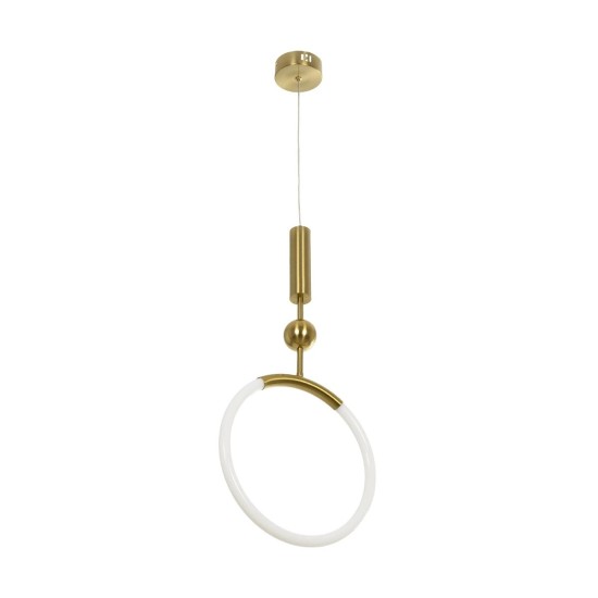 kelvo® GLOW 61678 Μοντέρνο Κρεμαστό Φωτιστικό Οροφής LED 18W 1800lm 360° AC 220-240V IP20 Ρυθμιζόμενο Λευκό CCT με On/Off 2700K/4500K/6000K - Lumileds SMD Chip - Χρυσό Πλατίνα & Λευκό Νήμα - Μ30 x Π30 x Υ65cm - 3 Χρόνια Εγγύηση kelvo® GLOW 61678 Μοντέρνο Κρεμαστό Φωτιστικό Οροφής LED 18W 1800lm 360° AC 220-240V IP20 Ρυθμιζόμενο Λευκό CCT με On/Off 2700K/4500K/6000K - Lumileds SMD Chip - Χρυσό Πλατίνα & Λευκό Νήμα - Μ30 x Π30 x Υ65cm - 3 Χρόνια Εγγύηση