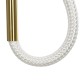 kelvo® GLOW 61681 Μοντέρνο Κρεμαστό Φωτιστικό Οροφής LED 24W 2400lm 360° AC 220-240V IP20 Ρυθμιζόμενο Λευκό CCT με On/Off 2700K/4500K/6000K - Lumileds SMD Chip - Χρυσό Πλατίνα & Λευκό Νήμα - Μ30 x Π30 x Υ70cm - 3 Χρόνια Εγγύηση kelvo® GLOW 61681 Μοντέρνο Κρεμαστό Φωτιστικό Οροφής LED 24W 2400lm 360° AC 220-240V IP20 Ρυθμιζόμενο Λευκό CCT με On/Off 2700K/4500K/6000K - Lumileds SMD Chip - Χρυσό Πλατίνα & Λευκό Νήμα - Μ30 x Π30 x Υ70cm - 3 Χρόνια Εγγύηση