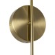 kelvo® GLOW 61683 Μοντέρνο Φωτιστικό Τοίχου - Απλίκα LED 18W 1800lm 360° AC 220-240V IP20 Ρυθμιζόμενο Λευκό CCT με On/Off 2700K/4500K/6000K - Lumileds SMD Chip - Χρυσό Πλατίνα & Λευκό Νήμα - Μ30 x Π15 x Υ70cm - 3 Χρόνια Εγγύηση
