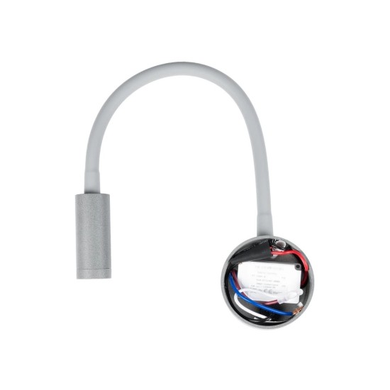 GloboStar® GOOSE 61689 Φωτιστικό Τοίχου - Απλίκα LED 3W 300lm 36° AC 220-240V IP20 - Reading Light - Θερμό Λευκό 2700K Γκρι Αλουμίνιο - Μ6.5 x Π22.5 x Υ23cm - 5 Xρόνια Εγγύηση GloboStar® GOOSE 61689 Φωτιστικό Τοίχου - Απλίκα LED 3W 300lm 36° AC 220-240V IP20 - Reading Light - Θερμό Λευκό 2700K Γκρι Αλουμίνιο - Μ6.5 x Π22.5 x Υ23cm - 5 Xρόνια Εγγύηση