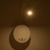 GLOBOSTAR® GOOSE 61693 Μοντέρνο Φωτιστικό Τοίχου - Απλίκα Ξενοδοχείου Reading Light με Φορτιστή USB 3A LED 6W 600lm 36° & 360° AC 220-240V IP20 Θερμό Λευκό 2700K - CREE XPE & Lumileds SMD Chip - Λευκό Ματ - Μ15.5 x Π15 x Υ30.5cm - 3 Χρόνια Εγγύηση