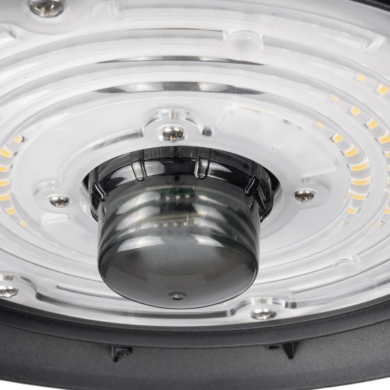 GLOBOSTAR® INDUSTRY 61704 Βιομηχανικό Φωτιστικό Καμπάνα High Bay UFO Τεχνολογίας Smart Group Linkable Control System 2.4Ghz με Αισθητήρα Κίνησης Microwave LED 100W 15000lm SDCM<5 90° AC 85-265V Αδιάβροχο IP65 IK08 Φυσικό Λευκό 5000K - 175 x Sanan Opto GLOBOSTAR® INDUSTRY 61704 Βιομηχανικό Φωτιστικό Καμπάνα High Bay UFO Τεχνολογίας Smart Group Linkable Control System 2.4Ghz με Αισθητήρα Κίνησης Microwave LED 100W 15000lm SDCM<5 90° AC 85-265V Αδιάβροχο IP65 IK08 Μαύρο Χυτό Αλουμίνιο - Φυσικό Λευκό 50