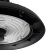 GLOBOSTAR® INDUSTRY 61704 Βιομηχανικό Φωτιστικό Καμπάνα High Bay UFO Τεχνολογίας Smart Group Linkable Control System 2.4Ghz με Αισθητήρα Κίνησης Microwave LED 100W 15000lm SDCM<5 90° AC 85-265V Αδιάβροχο IP65 IK08 Μαύρο Χυτό Αλουμίνιο - Φυσικό Λευκό 50