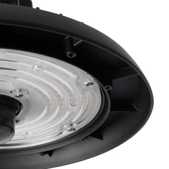 GLOBOSTAR® INDUSTRY 61704 Βιομηχανικό Φωτιστικό Καμπάνα High Bay UFO Τεχνολογίας Smart Group Linkable Control System 2.4Ghz με Αισθητήρα Κίνησης Microwave LED 100W 15000lm SDCM<5 90° AC 85-265V Αδιάβροχο IP65 IK08 Φυσικό Λευκό 5000K - 175 x Sanan Opto GLOBOSTAR® INDUSTRY 61704 Βιομηχανικό Φωτιστικό Καμπάνα High Bay UFO Τεχνολογίας Smart Group Linkable Control System 2.4Ghz με Αισθητήρα Κίνησης Microwave LED 100W 15000lm SDCM<5 90° AC 85-265V Αδιάβροχο IP65 IK08 Μαύρο Χυτό Αλουμίνιο - Φυσικό Λευκό 50