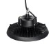 GLOBOSTAR® INDUSTRY 61705 Βιομηχανικό Φωτιστικό Καμπάνα High Bay UFO Τεχνολογίας Smart Group Linkable Control System 2.4Ghz με Αισθητήρα Κίνησης Microwave LED 150W 22500lm SDCM<5 90° AC 85-265V Αδιάβροχο IP65 IK08 Μαύρο Χυτό Αλουμίνιο - Φυσικό Λευκό 50