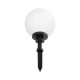 GLOBOSTAR® AGROS 61708 Φωτιστικό Κήπου / Καρφωτό με Ντουί 1 x E27 AC 220-240V Αδιάβροχο IP65 - Λευκό & Μάυρο - Μ30 x Π30 x Υ64cm GLOBOSTAR® AGROS 61708 Φωτιστικό Κήπου / Καρφωτό με Ντουί 1 x E27 AC 220-240V Αδιάβροχο IP65 - Λευκό & Μάυρο - Μ30 x Π30 x Υ64cm
