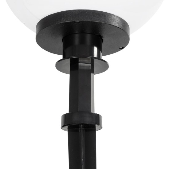 GLOBOSTAR® AGROS 61708 Φωτιστικό Κήπου / Καρφωτό με Ντουί 1 x E27 AC 220-240V Αδιάβροχο IP65 - Λευκό & Μάυρο - Μ30 x Π30 x Υ64cm GLOBOSTAR® AGROS 61708 Φωτιστικό Κήπου / Καρφωτό με Ντουί 1 x E27 AC 220-240V Αδιάβροχο IP65 - Λευκό & Μάυρο - Μ30 x Π30 x Υ64cm