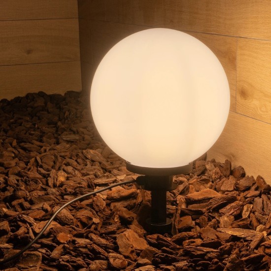 GLOBOSTAR® AGROS 61708 Φωτιστικό Κήπου / Καρφωτό με Ντουί 1 x E27 AC 220-240V Αδιάβροχο IP65 - Λευκό & Μάυρο - Μ30 x Π30 x Υ64cm GLOBOSTAR® AGROS 61708 Φωτιστικό Κήπου / Καρφωτό με Ντουί 1 x E27 AC 220-240V Αδιάβροχο IP65 - Λευκό & Μάυρο - Μ30 x Π30 x Υ64cm