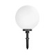 GLOBOSTAR® AGROS 61709 Φωτιστικό Κήπου / Καρφωτό με Ντουί 1 x E27 AC 220-240V Αδιάβροχο IP65 - Λευκό & Μάυρο - Μ40 x Π40 x Υ74cm GLOBOSTAR® AGROS 61709 Φωτιστικό Κήπου / Καρφωτό με Ντουί 1 x E27 AC 220-240V Αδιάβροχο IP65 - Λευκό & Μάυρο - Μ40 x Π40 x Υ74cm