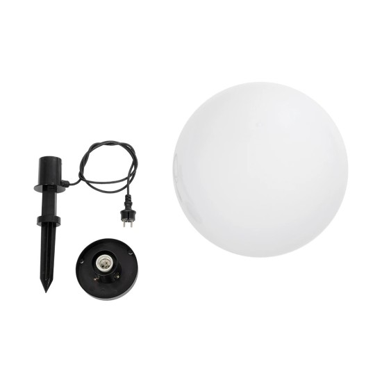 GLOBOSTAR® AGROS 61709 Φωτιστικό Κήπου / Καρφωτό με Ντουί 1 x E27 AC 220-240V Αδιάβροχο IP65 - Λευκό & Μάυρο - Μ40 x Π40 x Υ74cm GLOBOSTAR® AGROS 61709 Φωτιστικό Κήπου / Καρφωτό με Ντουί 1 x E27 AC 220-240V Αδιάβροχο IP65 - Λευκό & Μάυρο - Μ40 x Π40 x Υ74cm