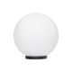 GLOBOSTAR® AGROS 61710 Φωτιστικό Κήπου με Ντουί 1 x E27 AC 220-240V Αδιάβροχο IP65 - Λευκό & Μάυρο - Μ30 x Π30 x Υ32cm