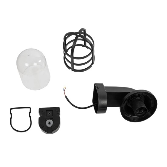 GLOBOSTAR® AGRE 61711 Φωτιστικό Τοίχου - Απλίκα Κήπου με Ντουί 1 x E27 AC 220-240V Αδιάβροχο IP65 - Μάυρο - Μ18 x Π11.5 x Υ22cm GLOBOSTAR® AGRE 61711 Φωτιστικό Τοίχου - Απλίκα Κήπου με Ντουί 1 x E27 AC 220-240V Αδιάβροχο IP65 - Μάυρο - Μ18 x Π11.5 x Υ22cm