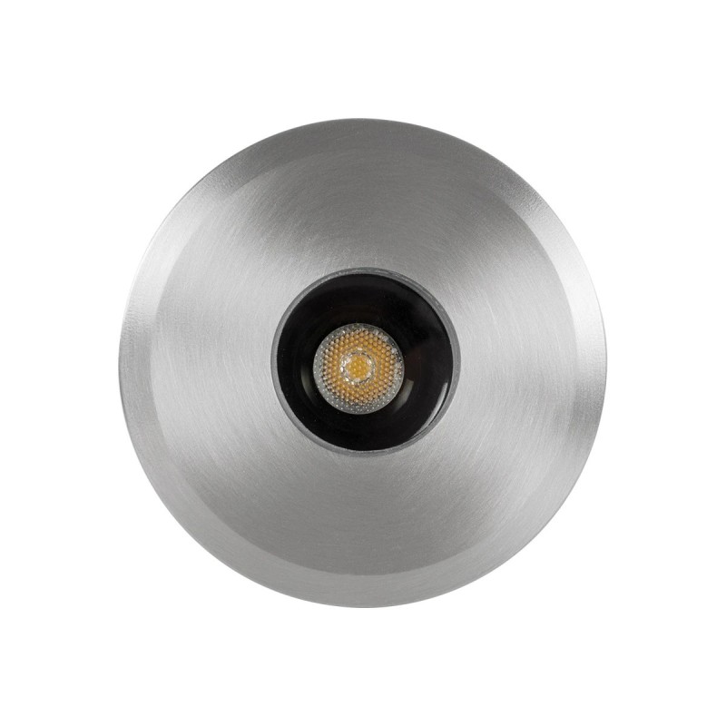 GLOBOSTAR® POOLIFY 61713 Υποβρύχιο Χωνευτό Σποτ για Σιντριβάνια/Πισίνες LED 3W 360lm 30° DC 24V Αδιάβροχο IP68 Θερμό Λευκό 2700K Dimmable - CREE XPE - Ανοξείδωτο Ατσάλι 316 & Tempered Glass - 1m VDE Rubber Καλώδιο - Φ6.5 x Υ8cm / Q5.2cm - 3 Χρόνια Εγγ