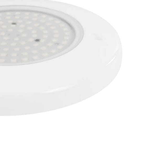 GLOBOSTAR® POOLARTY 61717 Υποβρύχιο Φωτιστικό για Σιντριβάνια/Πισίνες LED 8W 560lm 120° DC 12V Αδιάβροχο IP68 Μπλε Dimmable - Bridgelux SMD Chip - 1m VDE Rubber Καλώδιο - Μ13 x Π13 x Υ2cm - 3 Χρόνια Εγγύηση