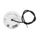 GLOBOSTAR® POOLARTY 61717 Υποβρύχιο Φωτιστικό για Σιντριβάνια/Πισίνες LED 8W 560lm 120° DC 12V Αδιάβροχο IP68 Μπλε Dimmable - Bridgelux SMD Chip - 1m VDE Rubber Καλώδιο - Μ13 x Π13 x Υ2cm - 3 Χρόνια Εγγύηση