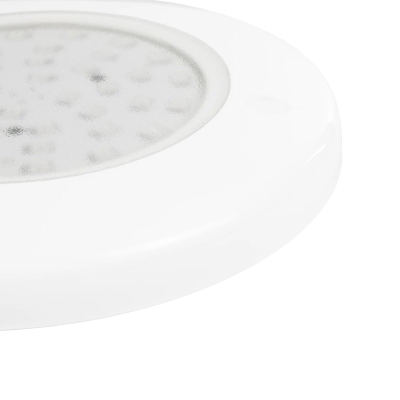 GLOBOSTAR® POOLARTY 61718 Υποβρύχιο Φωτιστικό για Σιντριβάνια/Πισίνες LED 8W 560lm 120° DC 12V Αδιάβροχο IP68 RGB Dimmable - Bridgelux SMD Chip - 1m VDE Rubber Καλώδιο - Μ13 x Π13 x Υ2cm - 3 Χρόνια Εγγύηση