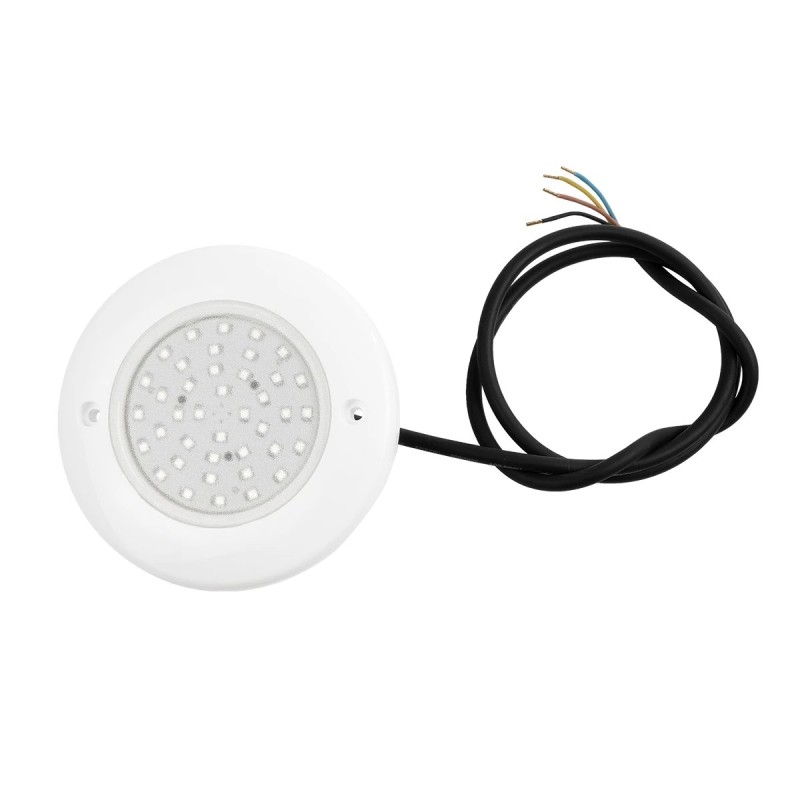 GLOBOSTAR® POOLARTY 61718 Υποβρύχιο Φωτιστικό για Σιντριβάνια/Πισίνες LED 8W 560lm 120° DC 12V Αδιάβροχο IP68 RGB Dimmable - Bridgelux SMD Chip - 1m VDE Rubber Καλώδιο - Μ13 x Π13 x Υ2cm - 3 Χρόνια Εγγύηση