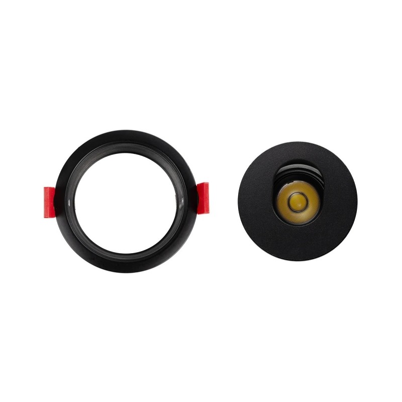 kelvo® ASYMMETRICAL KLV-101-0132 Χωνευτό Downlight Σποτ LED 7W 875lm 15°x30° AC 220-240V IP20 Φυσικό Λευκό 4500K - Bridgelux COB Chip & TÜV SÜD Driver - Μαύρο Ματ - Μ8.3 x Π8.3 x Υ8.16cm / Q7.3cm - 5 Χρόνια Εγγύηση