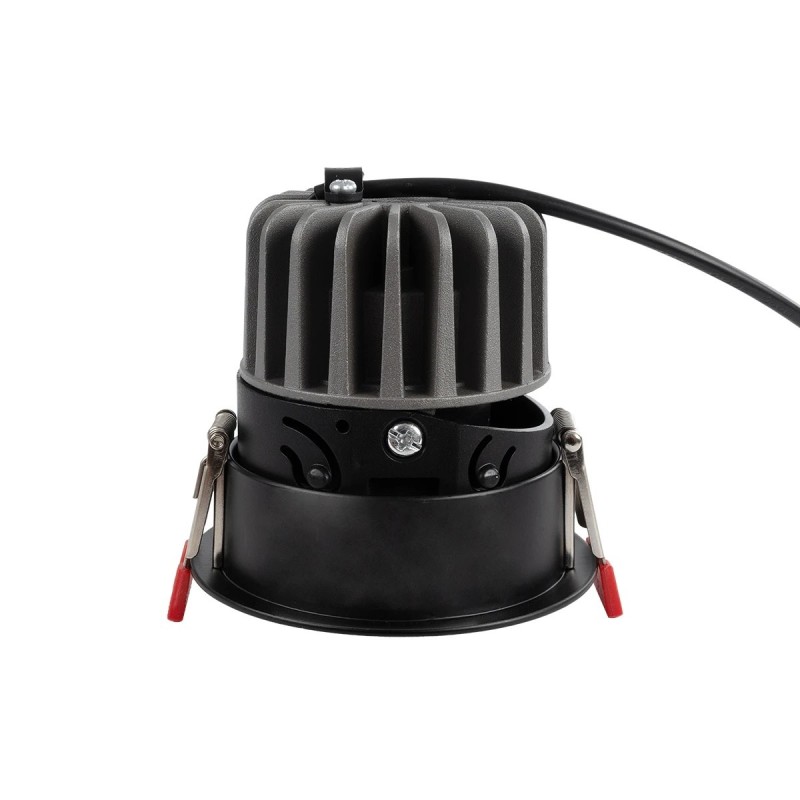 kelvo® ASYMMETRICAL KLV-101-0130 Χωνευτό Downlight Σποτ LED 7W 840lm 15°x30° AC 220-240V IP20 Θερμό Λευκό 2700K - Bridgelux COB Chip & TÜV SÜD Driver - Μαύρο Ματ - Μ8.3 x Π8.3 x Υ8.16cm / Q7.3cm - 5 Χρόνια Εγγύηση