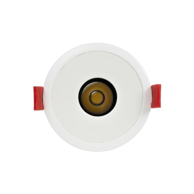 kelvo® PINADO KLV-101-0129 Χωνευτό Downlight Σποτ LED 7W 875lm 15° AC 220-240V IP20 Φυσικό Λευκό 4500K - Bridgelux COB Chip & TÜV SÜD Driver - Λευκό Ματ - Μ8.3 x Π8.3 x Υ8.16cm / Q7.3cm - 5 Χρόνια Εγγύηση