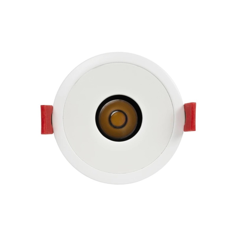kelvo® PINADO KLV-101-0127 Χωνευτό Downlight Σποτ LED 7W 840lm 15° AC 220-240V IP20 Θερμό Λευκό 2700K - Bridgelux COB Chip & TÜV SÜD Driver - Λευκό Ματ - Μ8.3 x Π8.3 x Υ8.16cm / Q7.3cm - 5 Χρόνια Εγγύηση