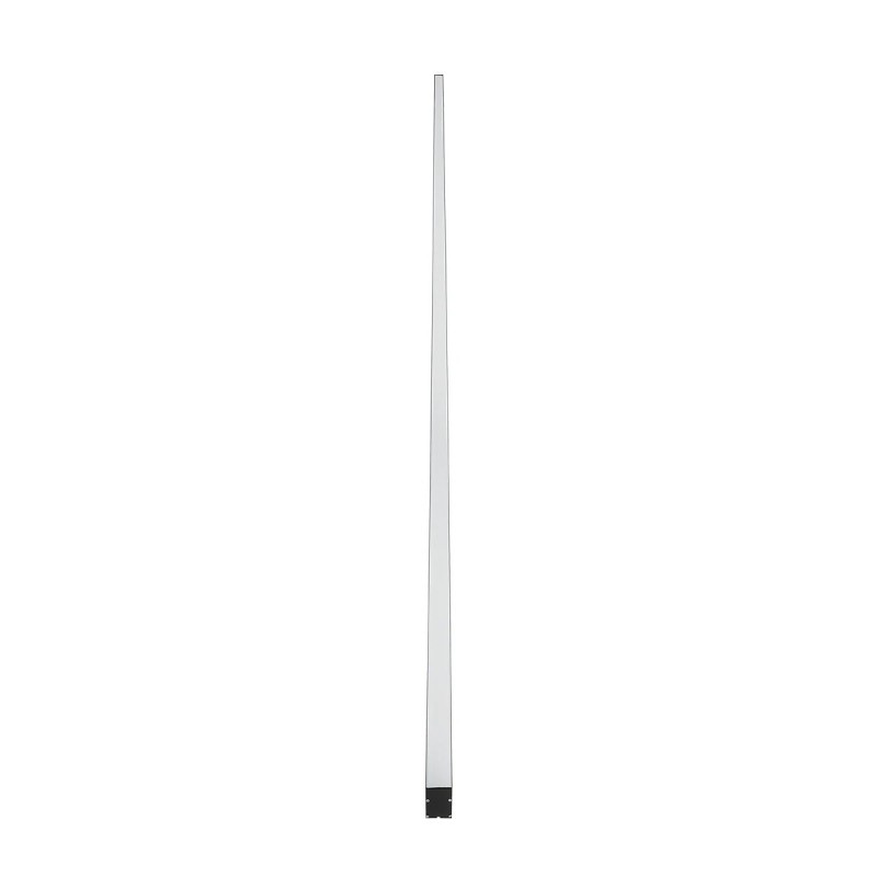 GLOBOSTAR® ALP-LINEAR LUMILINE 61764-3M Επιφανειακό / Κρεμαστό / Επιτοίχιο Προφίλ Αλουμινίου με Λευκό Γαλακτερό Πατητό Κάλυμμα για Ταινίες LED IP20 - Μαύρο Ματ - Μ300 x Π3.5 x Υ7cm