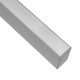 GLOBOSTAR® ALP-LINEAR LUMILINE 61765-3M Επιφανειακό / Κρεμαστό / Επιτοίχιο Προφίλ Αλουμινίου με Λευκό Γαλακτερό Πατητό Κάλυμμα για Ταινίες LED IP20 - Γκρι Ανθρακί Ματ - Μ300 x Π3.5 x Υ7cm