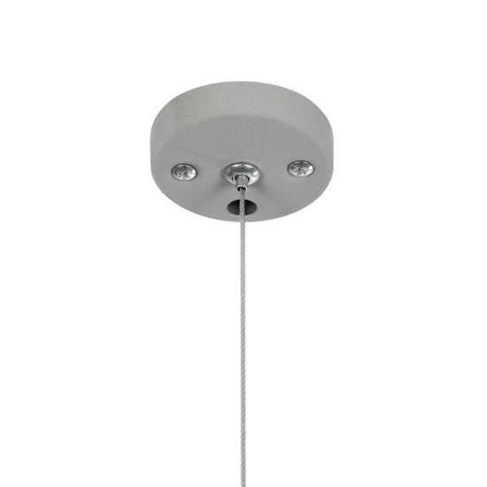 GLOBOSTAR® ALP-LINEAR LUMILINE 61765-3M Επιφανειακό / Κρεμαστό / Επιτοίχιο Προφίλ Αλουμινίου με Λευκό Γαλακτερό Πατητό Κάλυμμα για Ταινίες LED IP20 - Γκρι Ανθρακί Ματ - Μ300 x Π3.5 x Υ7cm