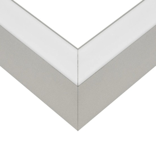 GLOBOSTAR® ALP-CORNER-SIDE90 LUMILINE 61768 Επιφανειακό / Κρεμαστό Προφίλ Αλουμινίου Γωνία με Λευκό Γαλακτερό Πατητό Κάλυμμα για Ταινίες LED IP20 - Γκρι Ανθρακί Ματ - Μ30 x Π3.5 x Υ7cm