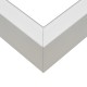 GLOBOSTAR® ALP-CORNER-SIDE90 LUMILINE 61768 Επιφανειακό / Κρεμαστό Προφίλ Αλουμινίου Γωνία με Λευκό Γαλακτερό Πατητό Κάλυμμα για Ταινίες LED IP20 - Γκρι Ανθρακί Ματ - Μ30 x Π3.5 x Υ7cm