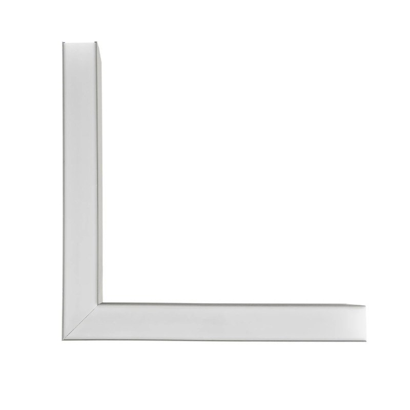 GLOBOSTAR® ALP-CORNER-SIDE90 LUMILINE 61768 Επιφανειακό / Κρεμαστό Προφίλ Αλουμινίου Γωνία με Λευκό Γαλακτερό Πατητό Κάλυμμα για Ταινίες LED IP20 - Γκρι Ανθρακί Ματ - Μ30 x Π3.5 x Υ7cm